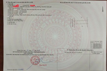 BÁN ĐẤT Ở GẦN NGAY BÃI TẮM HÒN CHỒNG, KHÁNH HOÀ