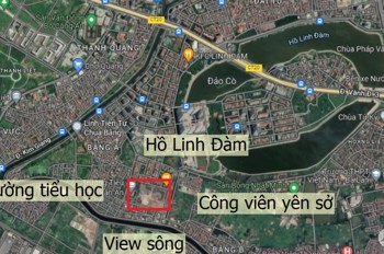 BÁN NHÀ LINH ĐÀM – DT 130M2, MT 6.5M. SẴN NHÀ 5 TẦNG.GIÁ 330 TRIỆU/M2