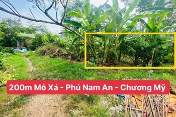 SIÊU HÓT LÔ ĐẤT ĐẸP VÀ LẠI RẺ NHẤT 200M TẠI PHÚ NAM AN-CHƯƠNG MỸ-HÀ NỘI