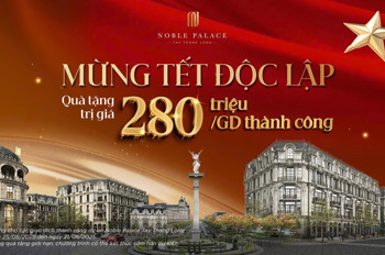 Liền kề Noble Palace giá mềm, lợi nhuận lớn chỉ từ 12 tỷ 50 đến 75m2