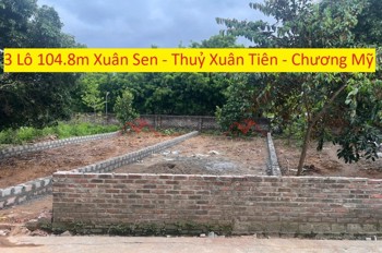 SIÊU PHẨM 3 LÔ ĐẤT 104,8M-98,4M-91,9M TẠI THỦY XUÂN TIÊN-CHƯƠNG MỸ-HÀ NỘI