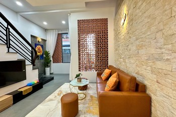 BÁN NHÀ MỚI THIẾT KẾ HIỆN ĐẠI 3 TẦNG HẺM ĐƯỜNG THÁP BÀ VĨNH THỌ