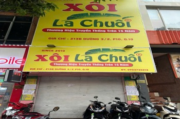 Cho Thuê Nhà Mặt Tiền Quận 10 - 213B Đường 3 Tháng 2 - Giá 18tr/Tháng