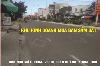 BÁN CĂN NHÀ MẶT TIỀN ĐƯỜNG 23/10, NHA TRANG