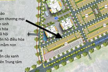 Bán đất nền KĐT Cầu Trúc Sông Công, DC02 - 53, 108.75m2 đối diện 3 tòa nhà ở xã hội, giá chỉ 1.9 tỷ