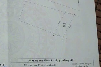 BÁN ĐẤT TRÂU QUỲ - GIA LÂM, 42.6 m2, GIA 6.4 tỷ, 0985865658