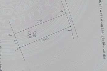 BÁN MẢNH ĐẤT 80M2 NỞ HẬU TẠI BẮC BIÊN LONG BIÊN