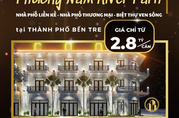 Bán Nhà Phố Liền Kề - Nhà Phố Thương Mại - Biệt Thự Ven Sông Tại Sơn Đông Thành Phố Bến Tre