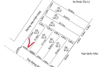 Lô góc 81,5m² – mặt đường nhựa 8m gần UBND & chợ Tân Phong, giá chỉ 2,0xx tỷ ZALO 0567 222 555