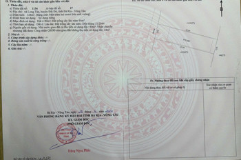 chủ cần tiền trả nợ ngân hàng cần bán gấp lô đất Long tân giáp long phướcC
