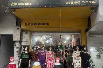 CHÍNH CHỦ SANG NHƯỢNG CỬA HÀNG THỜI TRANG TẠI KHÂM THIÊN - HÀ NỘI