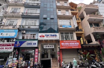 BÁN NHÀ MẶT PHỐ HÀ NỘI - TÒA VP 8 TẦNG CẦU GIẤY - THOÁNG TRƯỚC SAU - SỔ VUÔNG ĐÉT