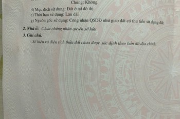 BÁN LÔ ĐẤT 416M² TRUNG TÂM BÀNG LA – ĐỒ SƠN  GIÁ CHỈ 1X TRIỆU/M²  CỰC HIẾM DIỆN TÍCH LỚN – ZALO