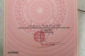 Chủ bán gấp 1 nền bàn cờ phước tân xm nay là hồ tràm hcm giá chốt 800tr ktl