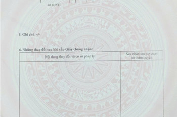 Chính chủ bán lô 14NT1 Tái định cư Đống Trịnh - Dương Quan - Thuỷ Nguyên
