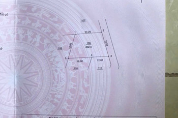 Bán lô đất nghỉ dưỡng đẹp 462m2 tại Yên Xuân, Quốc Oai. Diện tích vừa phải. Giá hợp lý. MTG