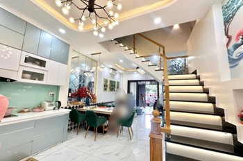 Bán nhà ngõ Dương Đình Hội, Q9, TP HCM, DT 70m2, 4 tầng, 4PN, sổ hồng, giá 6.75  tỷ