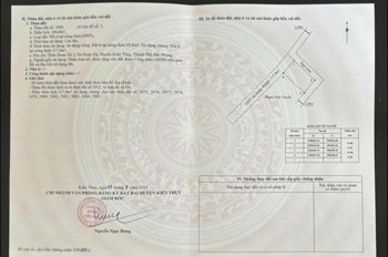 LÔ ĐẤT 3 MẶT TIỀN ĐOÀN XÁ 2 – KIẾN THỤY  GẦN CHỢ CHIỀU – KHU ĐÔNG DÂN  GIÁ CHỈ 1,1XX TỶ  ZALO 0567