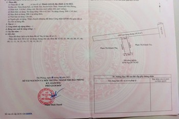 Đất đẹp giá đầu tư – Minh Tân Kiến Thụy – 9xx triệu – Sổ đỏ trao tay – ZALO 0567 222 555