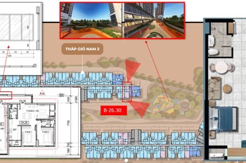 Cần bán căn Studio đẹp nhất, hiếm nhất dự án The Gió Riverside