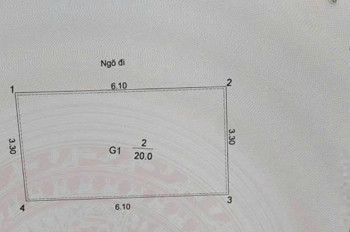 Cần bán nhà có  sổ riêng chính chủ  Nguyễn Công Trứ 20m2, ngõ nông, gần phố, 4.5 tỷ