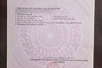 CHÍNH CHỦ BÁN LÔ ĐẤT MINI TẠI TỔ 4 – HÒA NGHĨA, DƯƠNG KINH – CHỈ 9XX TRIỆU