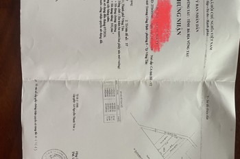 Chủ cần bán gấp lô đất mặt tiền 2/9 , đối diện gần bệnh viện mới Vũng tàu  

  -Diện tích :10 *32