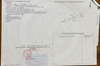 Chủ cần bán 2 lô đất mặt tiền đường TL 44a an ngãi long Điền. Bà rịa Vũng Tàu