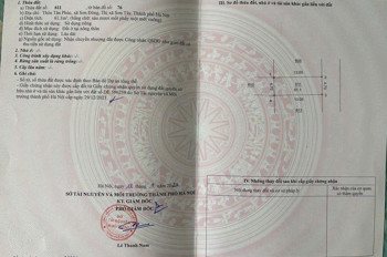 61M ĐẤT NẰM SÁT HỒ ĐỒNG MÔ, QL21, TRƯỜNG LỤC QUÂN, TẠI SƠN ĐỒNG - SƠN TÂY - HÀ NỘI