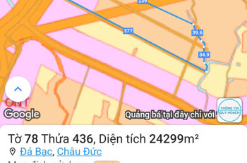 Chủ cần bán 2ha5 900tc 3 sổmt ql56  nghĩa thành hcm