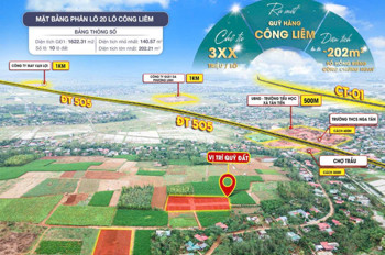 💥 ĐẤT NỀN GIÁ RẺ – NGAY CẠNH CỤM CÔNG NGHIỆP CÔNG LIÊM ĐANG HOẠT ĐỘNG!