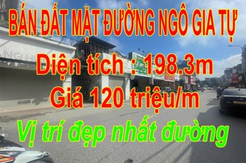 khả năng dự án vàng  nhà con đường tại Ngô Gia Tự, Hải An, 120 triệu/m2, 198m2