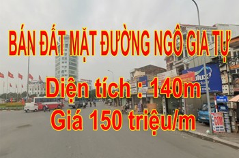 Bán nhà mặt phố Ngô Gia Tự, 150 triệu/m2, 140m2, Hải An, Hải Phòng giá bèo