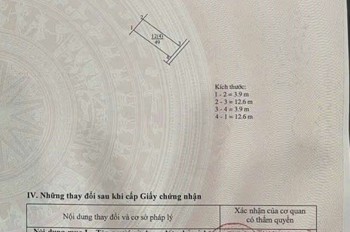 BÁN ĐẤT 49 m2 AN ĐÀO – TRÂU QUỲ- GIA LÂM – GIÁ CHỈ 5.3 TỶ. LH 0985865658