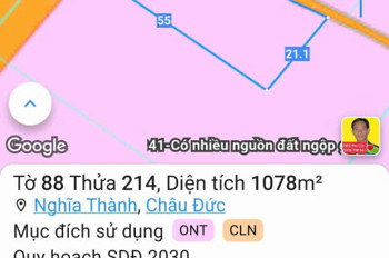 Chủ bán 1000mv góc 2mt nhựa ql56 nghĩa thành hcm