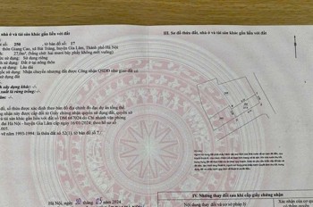 BÁN NHÀ 3 TẦNG MẶT ĐƯỜNG KINH DOANH – GIANG CAO - BÁT TRÀNG, Giá 4.3 tỷ