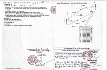 VỊ TRÍ ĐẸP - ĐẦU TƯ SINH LỜI - Bán Đất Mặt Tiền Đường Tỉnh Lộ 9, Cam Phước Tây, Cam Lâm, Khánh Hoà