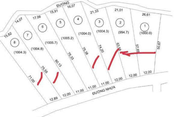1000m . Có 80 thổ cư . Ngang 11 sâu 83 2mt trước sau