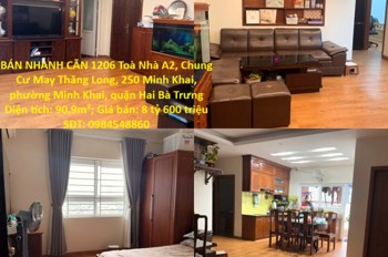 CHÍNH CHỦ CẦN BÁN NHANH CĂN 1206 Toà Nhà A2, Chung Cư May Thăng Long