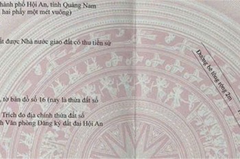 ĐẤT ĐẸP – GIÁ TỐT – CHÍNH CHỦ  CẦN BÁN LÔ ĐẤT 2 MẶT TIỀN TẠI xã Cẩm Thanh, TP. Hội An,  Quảng Nam