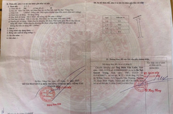 Bán lô đất 2 mặt tiền trước sau, gần hồ Châu Pha phù hợp làm nhà trọ cho thuê. Giá 2,9 triệu/m²