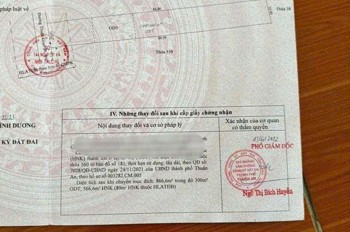 Bán Đất Chính Chủ - Mặt Tiền Đường Phường Thuận Giao, Thuận An, Bình Dương