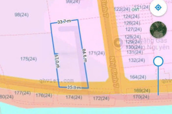 SIÊU PHẨM ĐẤT (35x80) MẶT TIỀN SÔNG VIEW CỰC ĐẸP – NHỊ BÌNH, HÓC MÔN – GIÁ 30 TỶ TL