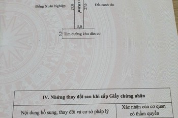 CHÍNH CHỦ CẦN BÁN LÔ ĐẤT THỔ CƯ Tại ĐƯỜNG TRẦN BÁ LƯƠNG, DƯƠNG KINH, HẢI PHÒNG