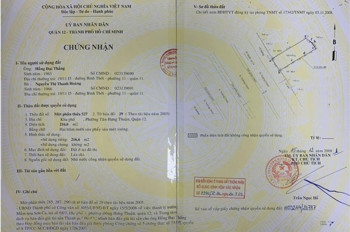 NHÀ (9x25) MẶT TIỀN TRƯỜNG CHINH – P. ĐÔNG HƯNG THUẬN, QUẬN 12 GIÁ RẺ