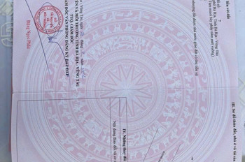 Chủ cần bán miếng đất tại Phường Tam Long Thành Phố Hồ Chí Minh ( thuộc Phường Long Tâm cũ TP Bà