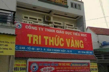 NHÀ (5.5x23) MẶT TIỀN TÂN CHÁNH HIỆP 26, Q12 - ĐANG CHO THUÊ 18TR/THÁNG!