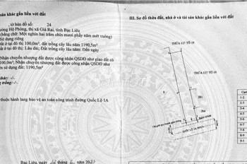 Bán Đất 1290.5M² Ngang 14M Giá 77 Tỷ Phường Giá Rai