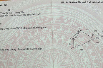 CHỦ CẦN BÁN GẦN 6 SÀO GẦN NHÀ THỜ ĐỨC HIỆP - LÁNG LỚN CHÂU ĐỨC BRVT