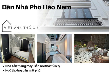 Bán nhà Hào Nam, 7 Tầng, Thang Máy, Gần Mặt Phố, Giá: 13.65 Tỷ, Lh: 0396935190